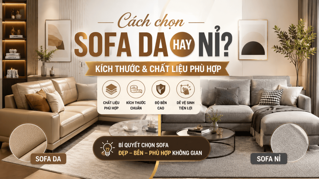 Chọn Sofa phòng khách